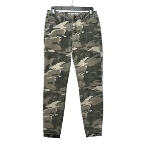 Rewash Faded Camo Ankle Tight Skinny High Rise Pants Size 7 EUC
